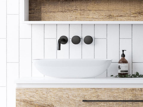 Basins Timberline Bloom Ceramic Basin 475mm Color: White Gloss Place & Palette