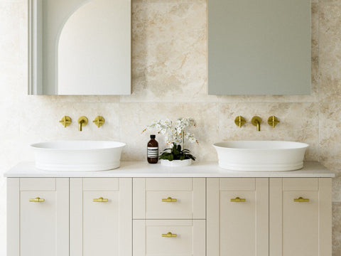 Basins Timberline Bonnie Ceramic Basin 560mm Color: White Gloss Place & Palette