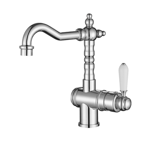 Tapware Modern National Bordeaux Basin Mixer Colour: Electroplated Chrome Style: High-Rise Place & Palette