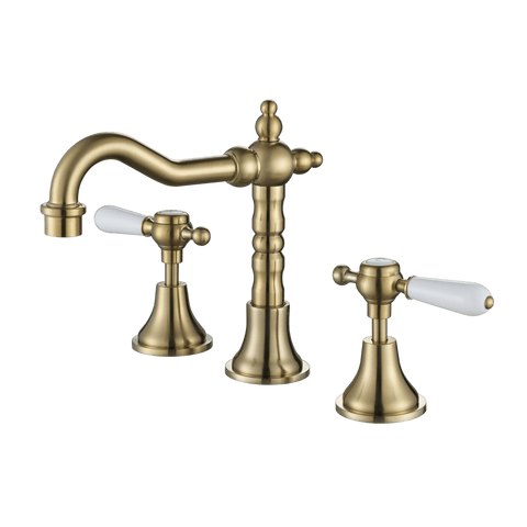 Tapware Modern National Bordeaux Basin Set Colour: Pvd Brushed Bronze Place & Palette