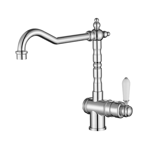 Tapware Modern National Bordeaux Kitchen Mixer Colour: Electroplated Chrome Place & Palette