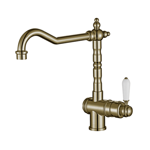 Tapware Modern National Bordeaux Kitchen Mixer Colour: Pvd Brushed Bronze Place & Palette