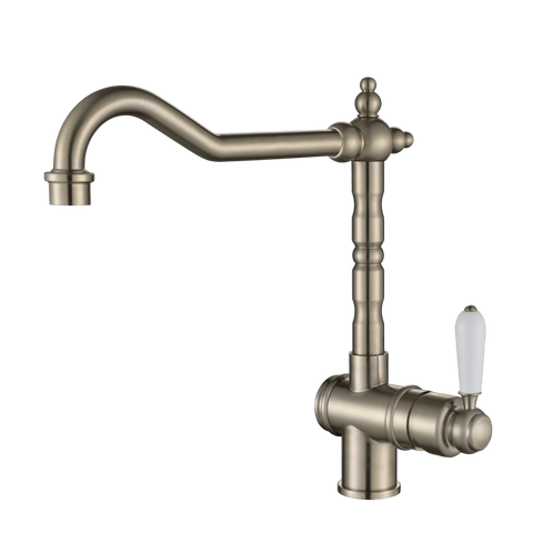 Tapware Modern National Bordeaux Kitchen Mixer Colour: Pvd Brushed Nickel Place & Palette
