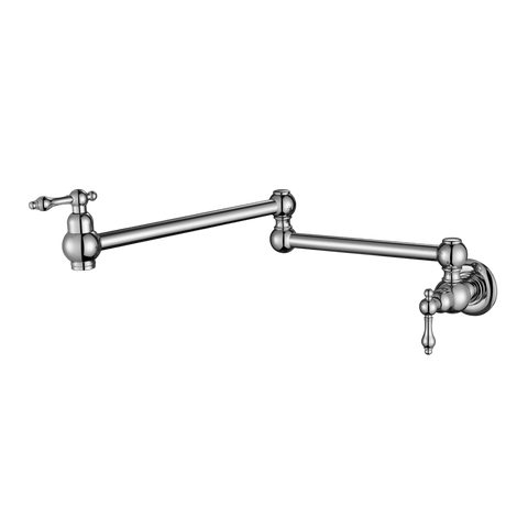 Tapware Modern National Bordeaux Kitchen Pot Filler Colour: Electroplated Chrome Place & Palette