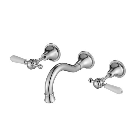 Tapware Modern National Bordeaux Wall Spa And Sink Set Colour: Electroplated Chrome Place & Palette