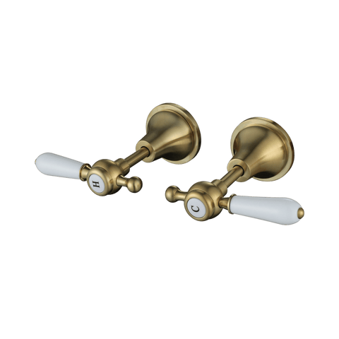 Tapware Modern National Bordeaux Wall Top Assemblies Colour: Pvd Brushed Bronze Place & Palette