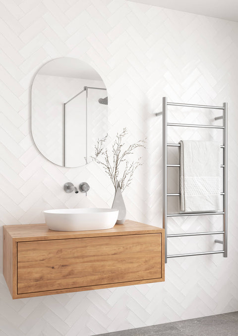 Duke Polished Edge Pill Mirror