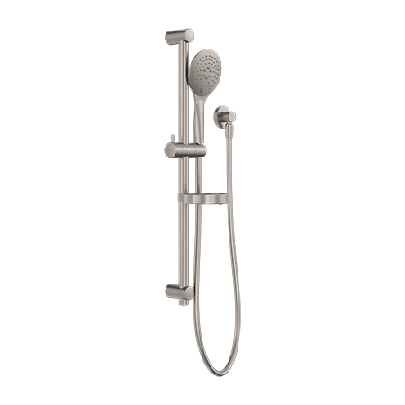Showers Nero Builder Project Rail Shower Colour: Brushed Nickel Place & Palette