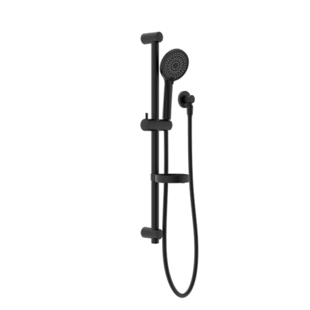 Showers Nero Builder Project Rail Shower Colour: Matte Black Place & Palette