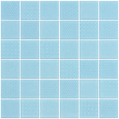 Celadon Pool Mosaic Cotto Tile - Place & Palette