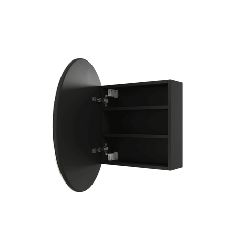 Mirrors Thermogroup Round Mirror Cabinet Colour: White Place & Palette