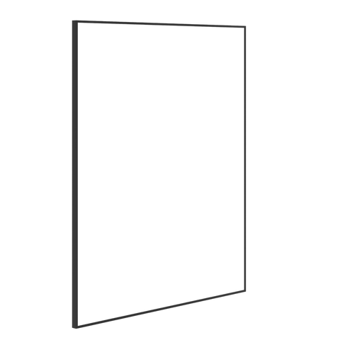 Mirrors Thermogroup Rectangular Framed Mirror Colour: Black Demister: With Demister Place & Palette