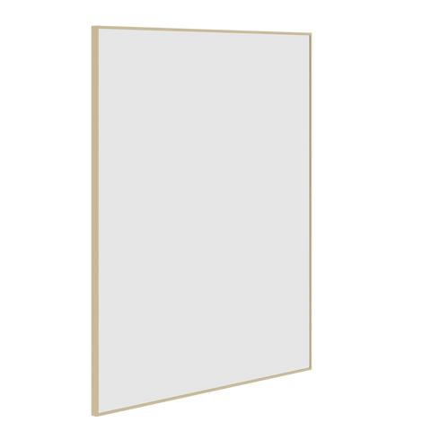 Mirrors Thermogroup Rectangular Framed Mirror Colour: Gold Demister: With Demister Place & Palette
