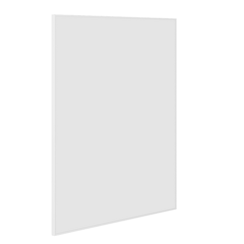 Mirrors Thermogroup Rectangular Framed Mirror Colour: White Demister: With Demister Place & Palette