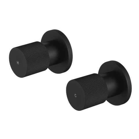 Tapware Modern National Cadence Wall Top Assemblies Colour: Electroplated Matte Black Place & Palette