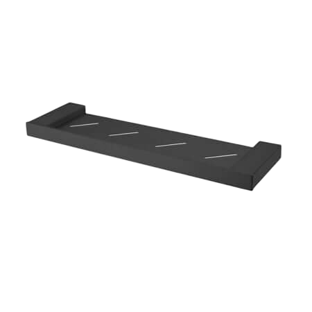 Accessories Nero Celia Metal Shelf Colour: Matte Black Place & Palette