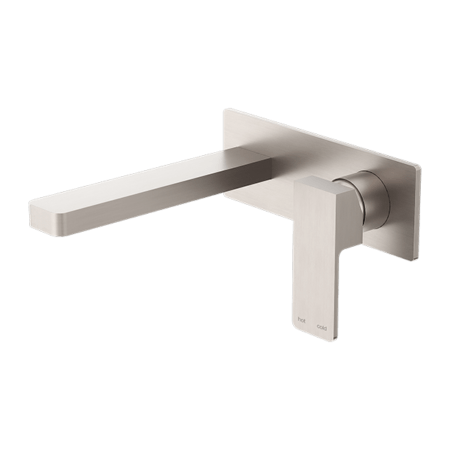 Tapware Nero Celia Wall Basin/Bath Mixer Colour: Brushed Nickel Place & Palette