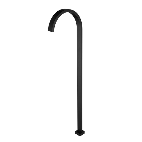Tapware Modern National Chao Freestanding Bath Spout Colour: Electroplated Matte Black Place & Palette
