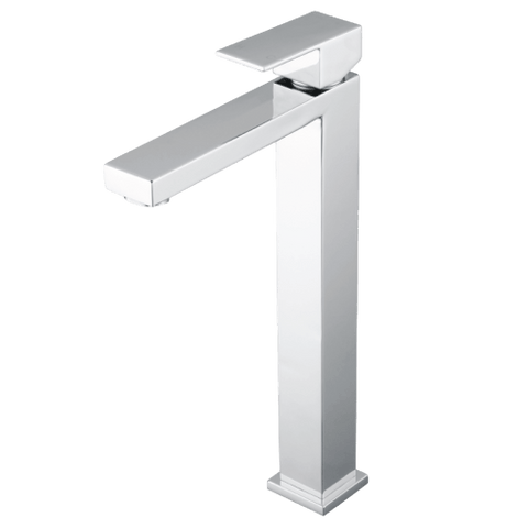 Tapware Modern National Chao Mini Basin Mixer Style: High Rise Colour: Electroplated Chrome Place & Palette