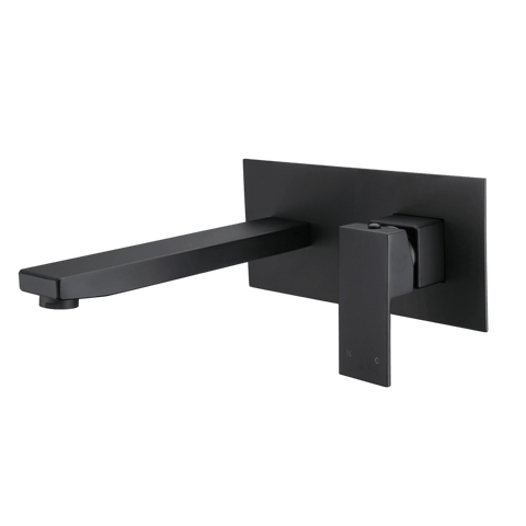 Tapware Modern National Chao Mini Wall Combination Colour: Electroplated Matte Black Place & Palette