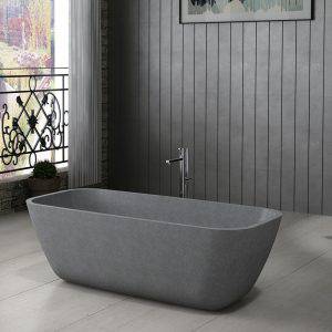 Baths Pietra Bianca Chelsea Bath Colour: Malibu Solid Size: 1500x750x530 Place & Palette