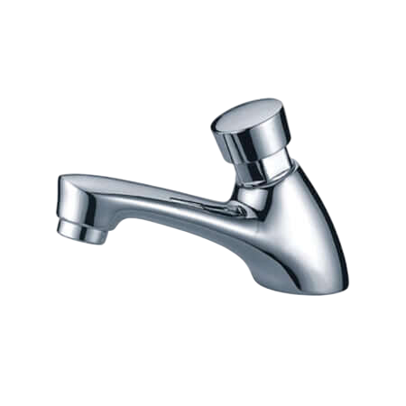 Tapware Nero Classic Push Tap Colour: Chrome Place & Palette