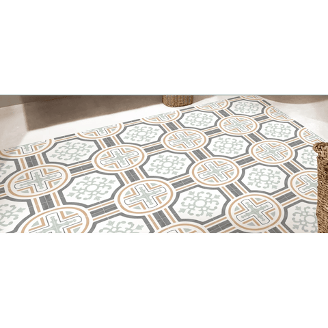 Tiles The Peninsula Collection Cosmo Porcelain Tile Colour: Londres Place & Palette