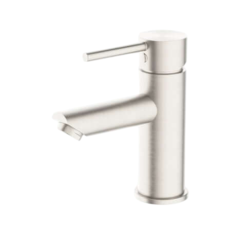 Tapware Nero Dolce Basin Mixer Straight Spout Colour: Brushed Nickel Place & Palette
