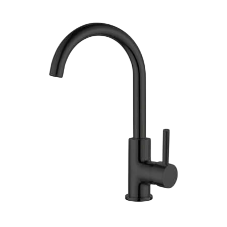 Tapware Nero Dolce Kitchen Mixer - Gooseneck Colour: Matte Black Place & Palette