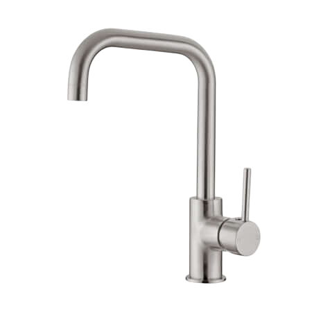 Tapware Nero Dolce Kitchen Mixer - Square Shape Colour: Brushed Nickel Place & Palette