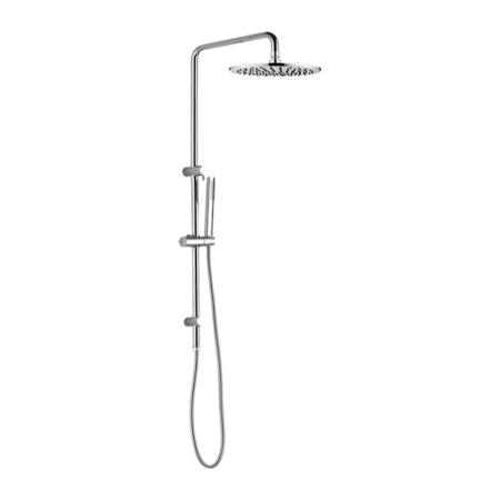 Showers Nero Dolce Round Twin Shower With Slim Hand Shower Colour: Chrome Place & Palette