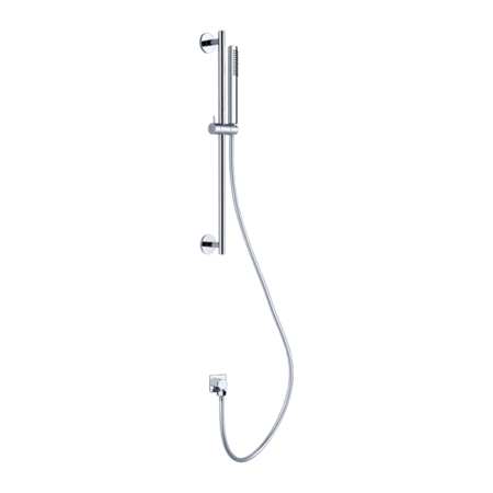 Showers Nero Dolce Shower Rail With Slim Hand Shower Colour: Chrome Place & Palette
