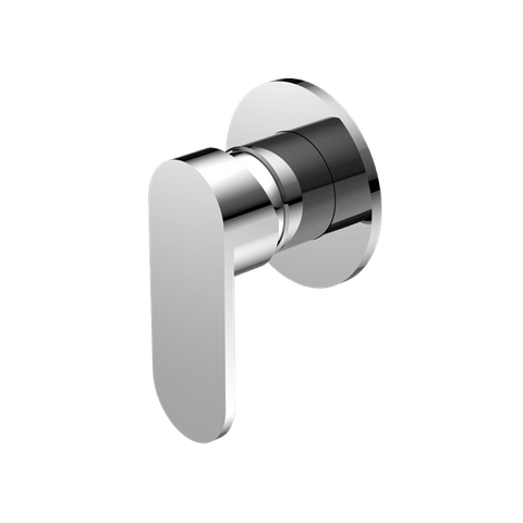 Showers Nero Ecco Shower Mixer 80mm Round Plate Colour: Chrome Place & Palette