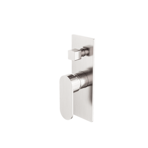Showers Nero Ecco Shower Mixer With Divertor Colour: Brushed Nickel Place & Palette