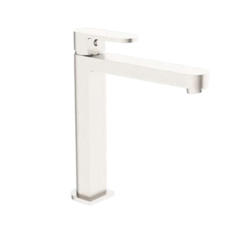 Tapware Nero Ecco Tall Basin Mixer Colour: Brushed Nickel Place & Palette