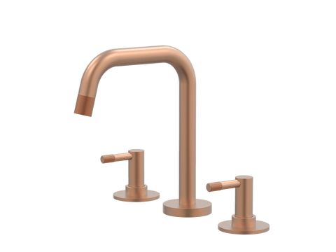 Tapware ParTaps Elm Basin Set Swivel Colour: Brushed Copper Place & Palette