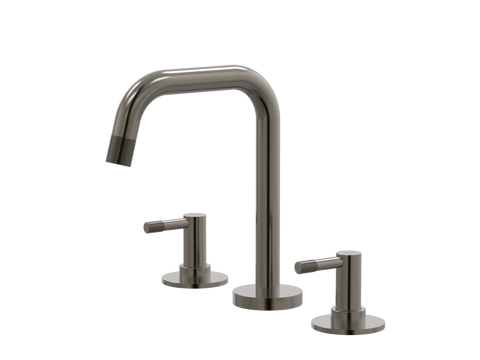 Tapware ParTaps Elm Basin Set Swivel Colour: Brushed Gunmetal Place & Palette