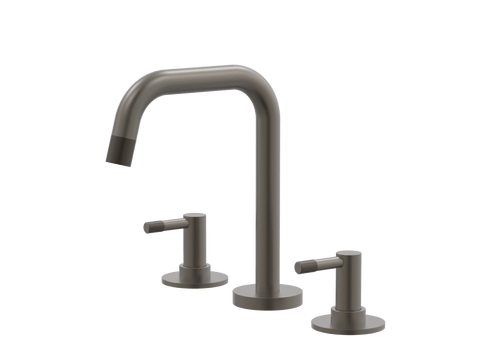 Tapware ParTaps Elm Basin Set Swivel Colour: Gunmetal Place & Palette
