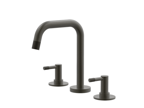 Tapware ParTaps Elm Basin Set Swivel Colour: Volcanic Grey Place & Palette