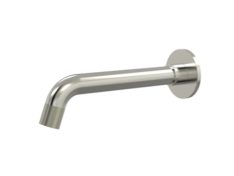 Tapware ParTaps Elm Basin Wall Fixed Outlet Colour: Brushed Nickel Place & Palette