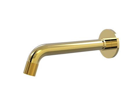 Tapware ParTaps Elm Basin Wall Fixed Outlet Colour: Gold Place & Palette
