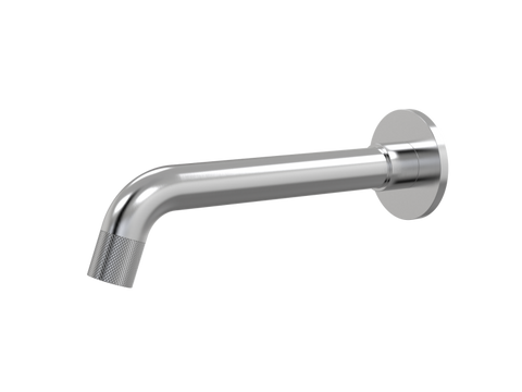 Tapware ParTaps Elm Bath Wall Fixed Outlet Colour: Brushed Chrome Outlet: 160mm Place & Palette