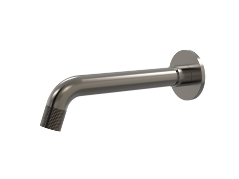 Tapware ParTaps Elm Bath Wall Fixed Outlet Colour: Brushed Gunmetal Outlet: 160mm Place & Palette