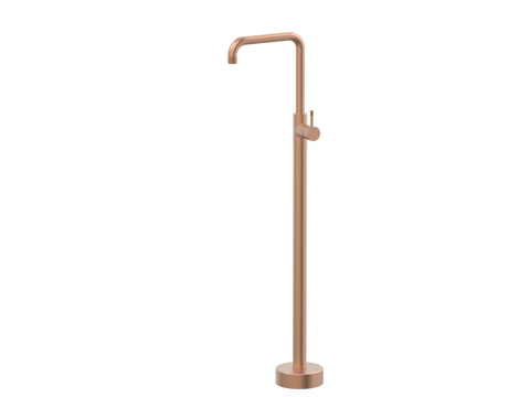 Tapware ParTaps Elm Floor Bath Filler Mixer - 90 Degree Colour: Brushed Copper Place & Palette