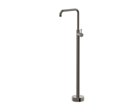 Tapware ParTaps Elm Floor Bath Filler Mixer - 90 Degree Colour: Brushed Gunmetal Place & Palette