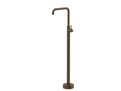 Tapware ParTaps Elm Floor Bath Filler Mixer - 90 Degree Colour: Native Brass Place & Palette