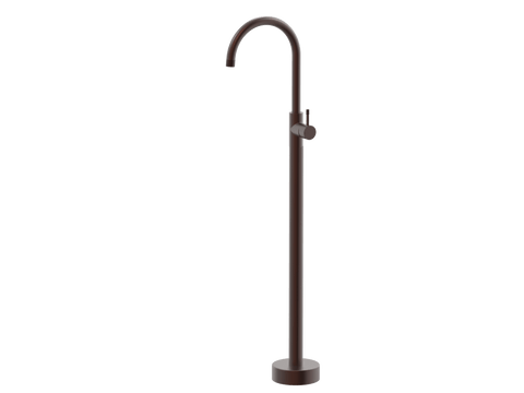 Tapware ParTaps Elm Floor Bath Filler Mixer - Gooseneck Colour: Antique Copper Place & Palette