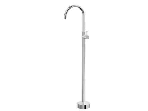 Tapware ParTaps Elm Floor Bath Filler Mixer - Gooseneck Colour: Chrome Place & Palette