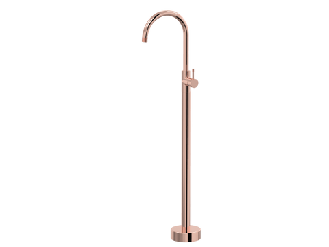Tapware ParTaps Elm Floor Bath Filler Mixer - Gooseneck Colour: Copper Place & Palette