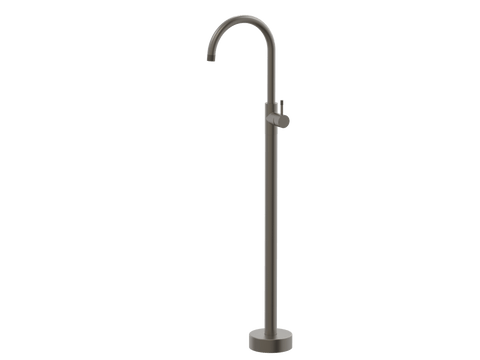 Tapware ParTaps Elm Floor Bath Filler Mixer - Gooseneck Colour: Gunmetal Place & Palette